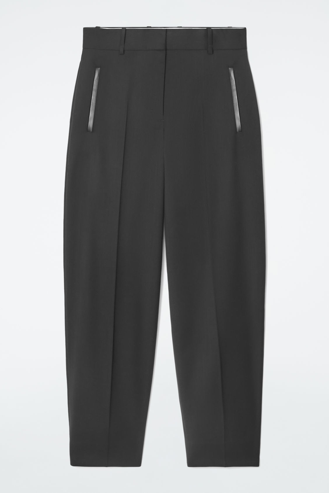 THE TAILORED BARREL-LEG PANTS