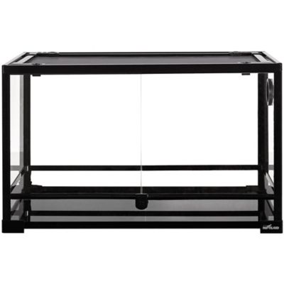 TRIXIE Vertical Glass Terrarium with Double Hinged Doors, Mesh Top and Waterproof Base, 18 in. x 18 in. x 30 in.