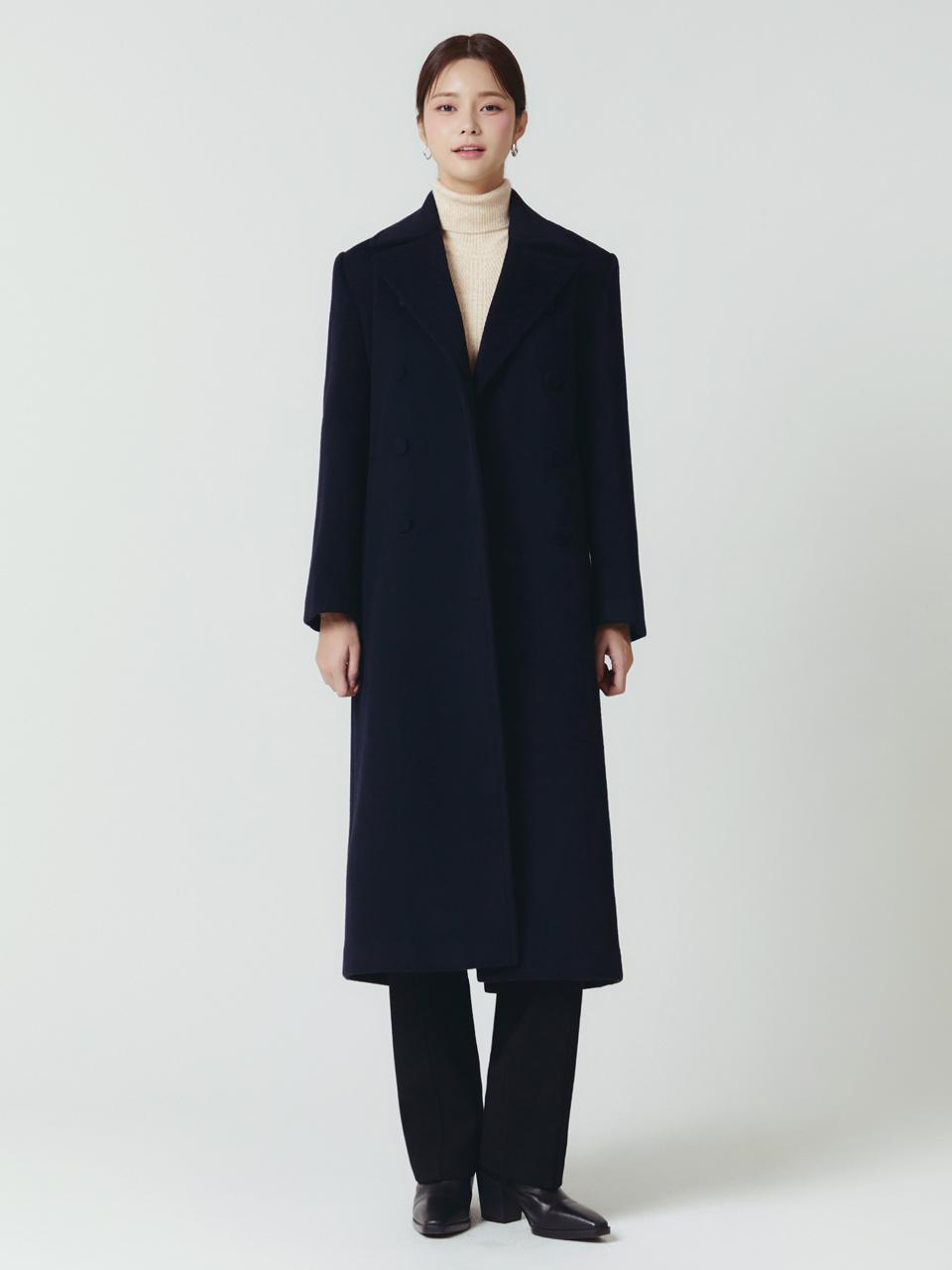 Tailored Double Handmade Coat ITNCWHC630 (DARK NAV