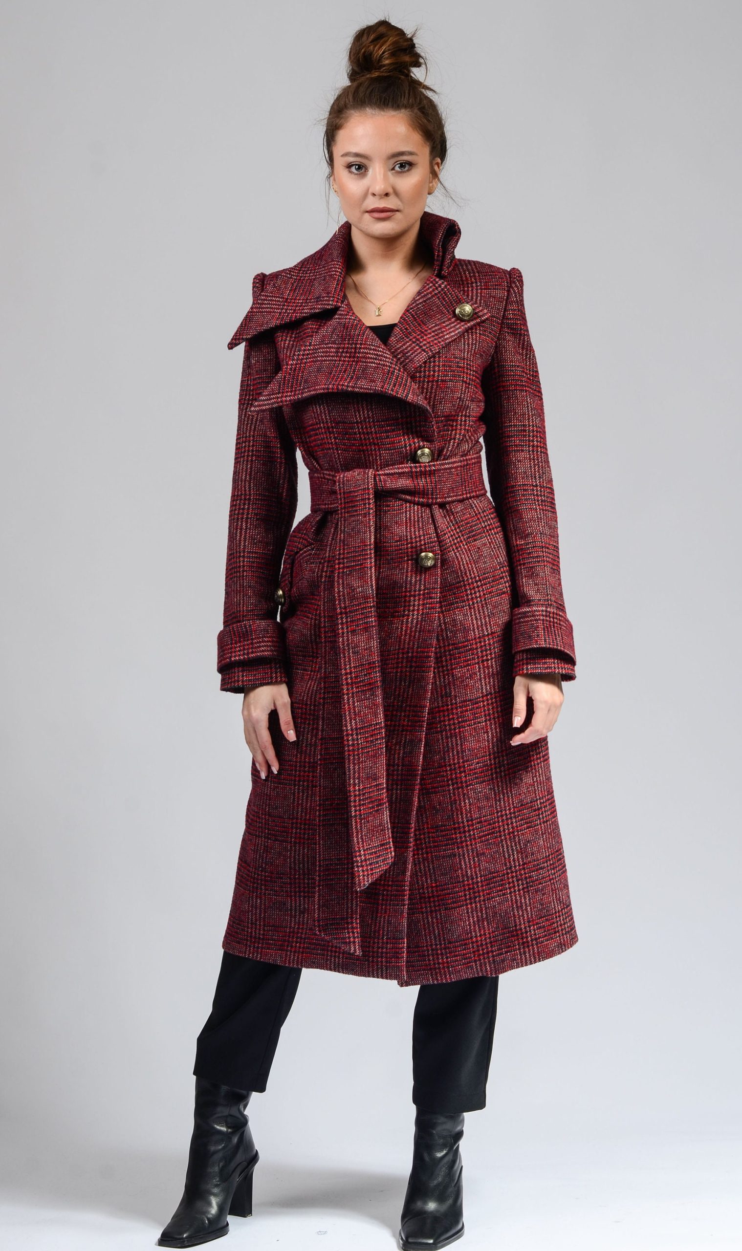 Tailored Winter Coat, Women's Wool Personalised Made To Order, Gift For Her | Romanita 2 Coat