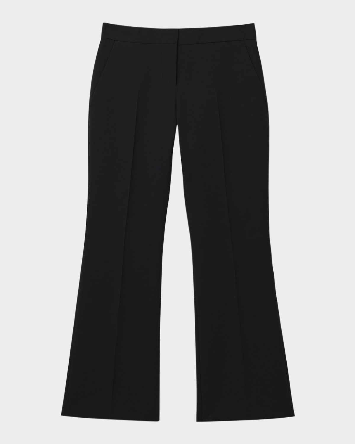 Tailored Wool Crop Trousers