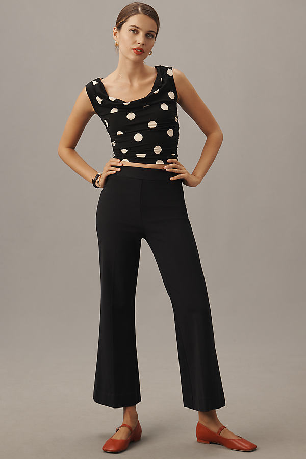 Tanya Flared Knit Pants