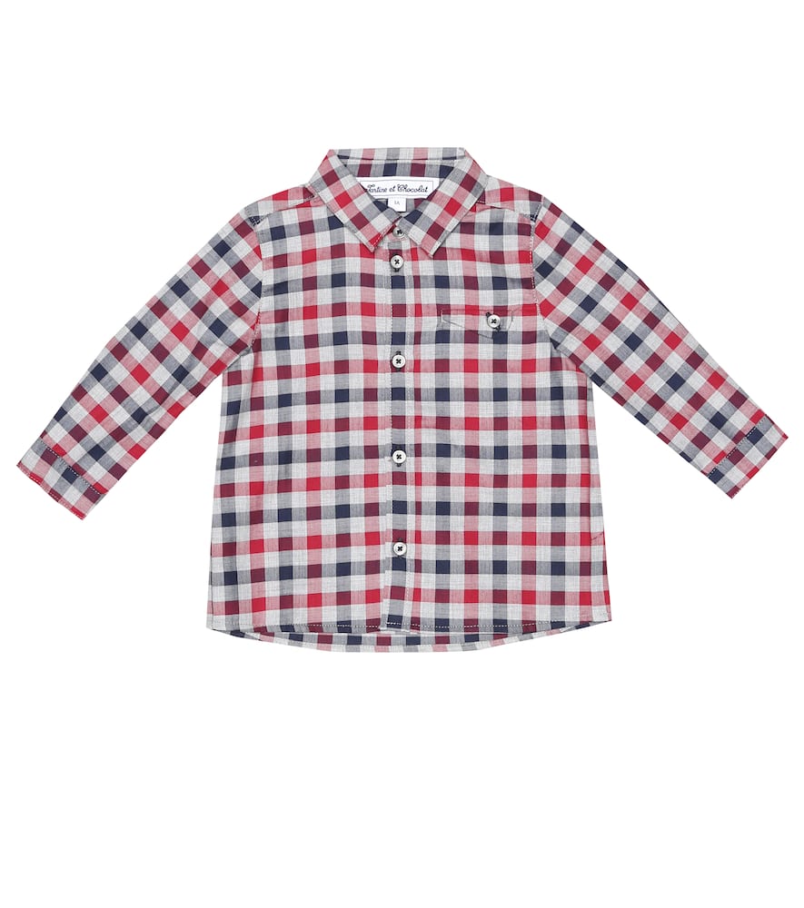 Tartine et Chocolat Checked cotton shirt