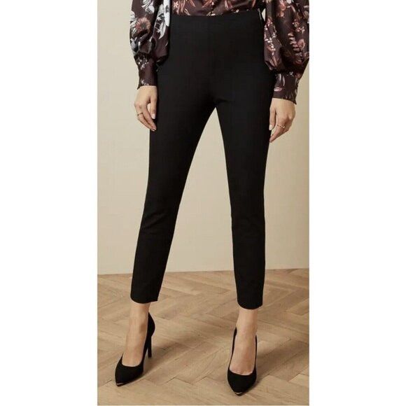 Ted Baker London Ankle Cigarette Skinny Trousers Pants in Black, Women's (Size 26)