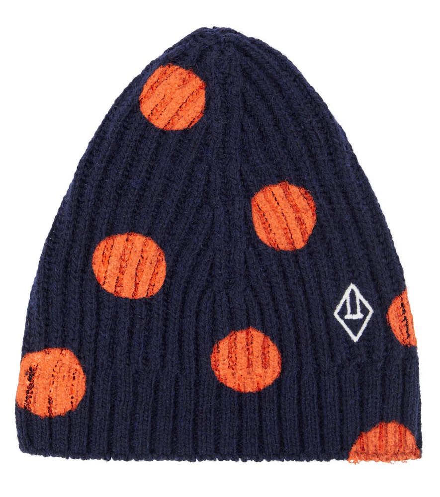 The Animals Observatory Pony polka-dot wool-blend beanie