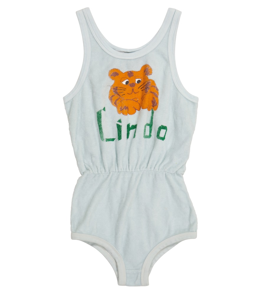 The Animals Observatory Squirrel cotton-blend bodysuit