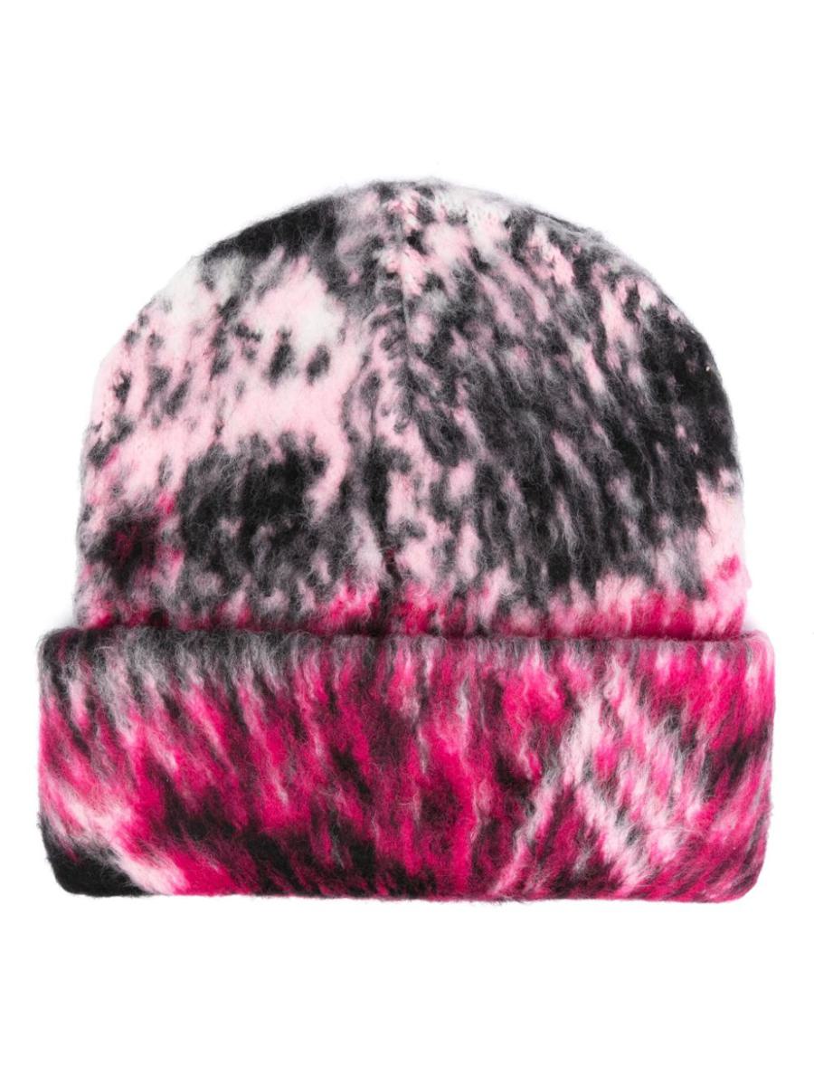 The Attico Abstract-Print Beanie