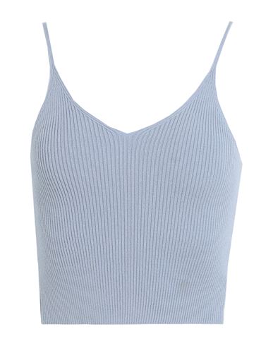 The Bodysuit Of Barcelona Woman Top Pastel blue Size M Viscose, Polyester