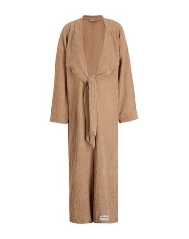 The Giving Movement X Yoox Woman Overcoat & Trench Coat Light brown Size XS Recycled polyester, Recycled elastane