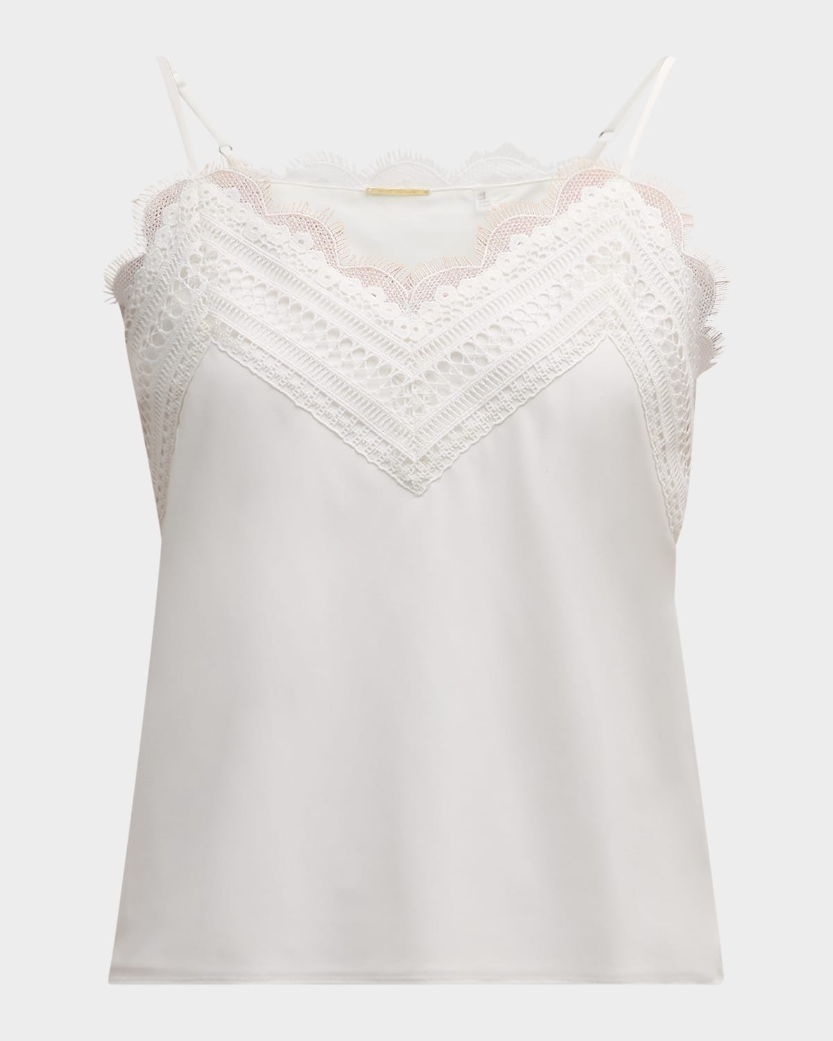 The Mazzy Lace-Trim Tank Top