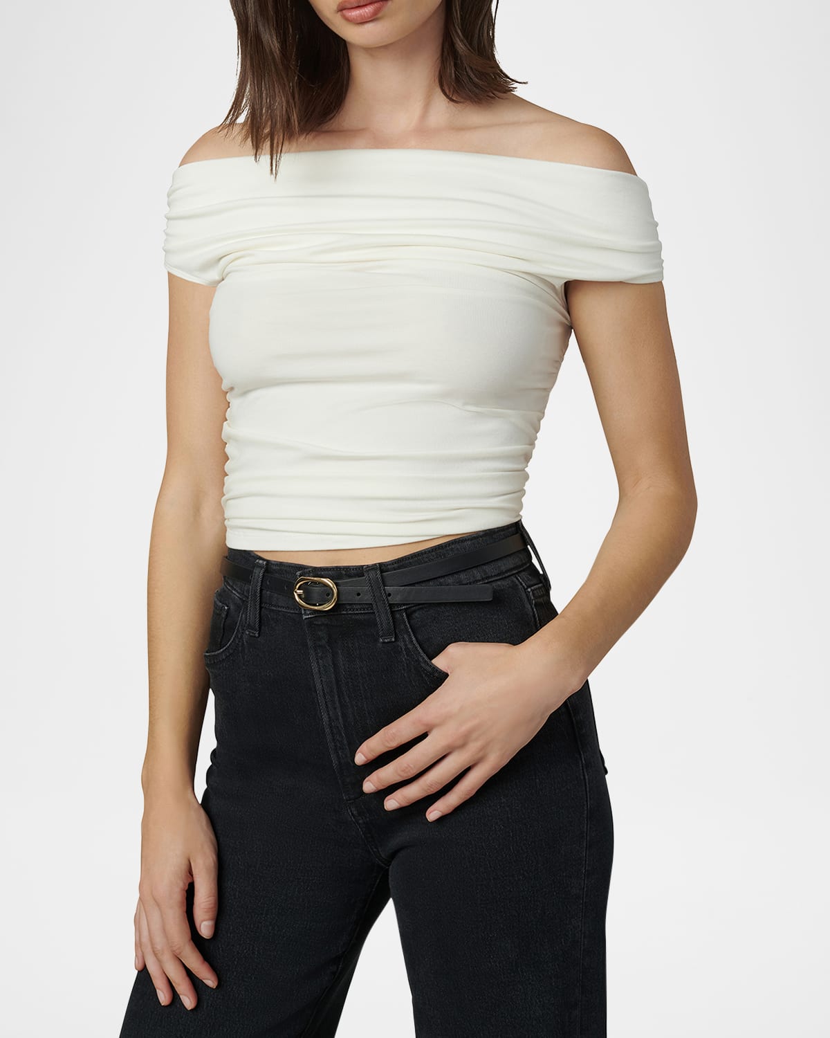 The Mia Off-The-Shoulder Crop Top