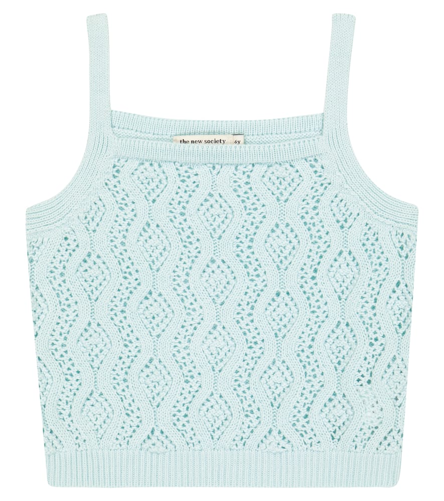 The New Society Genoveva open-knit tank top