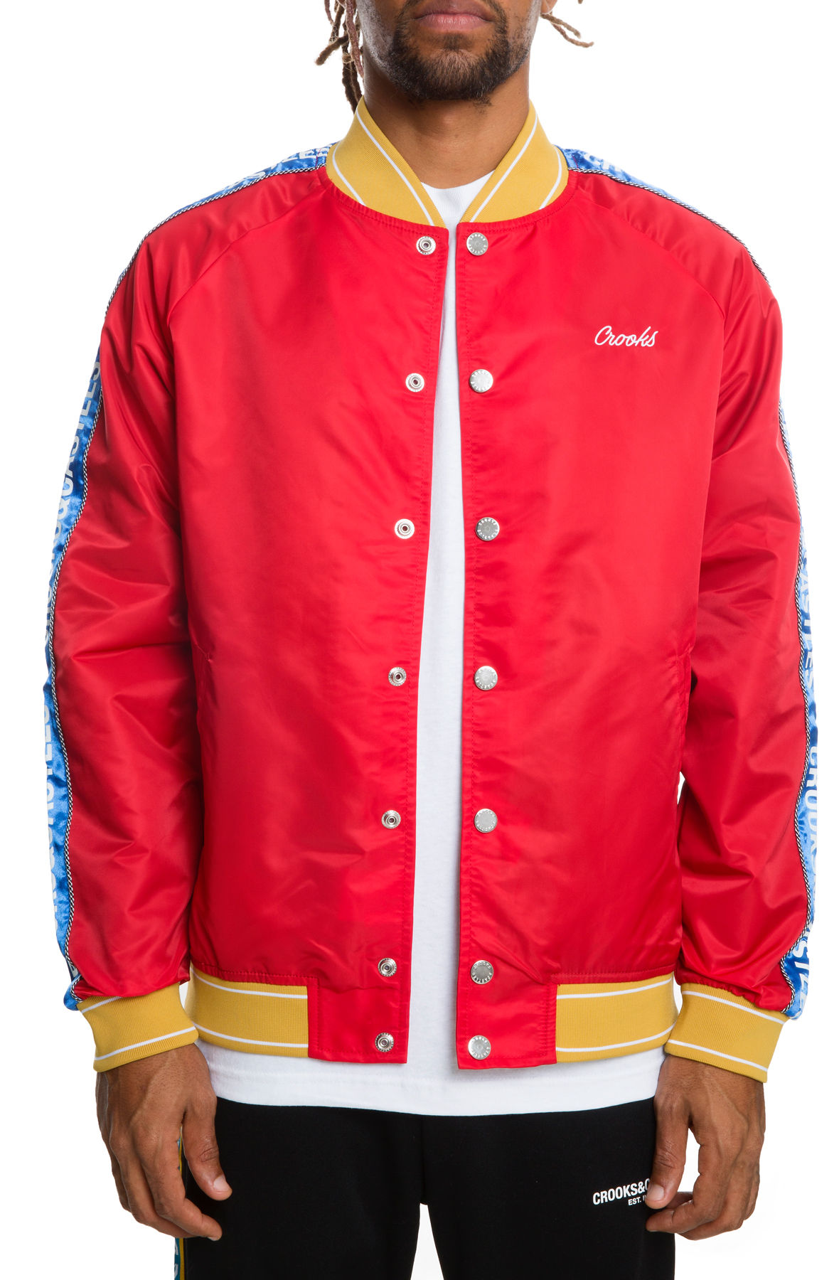 The Reverse core Varsity Jacket in Red