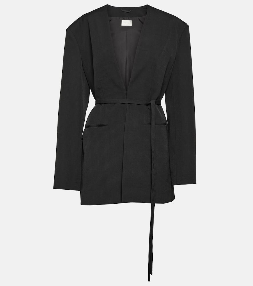 The Row Clio wool wrap coat