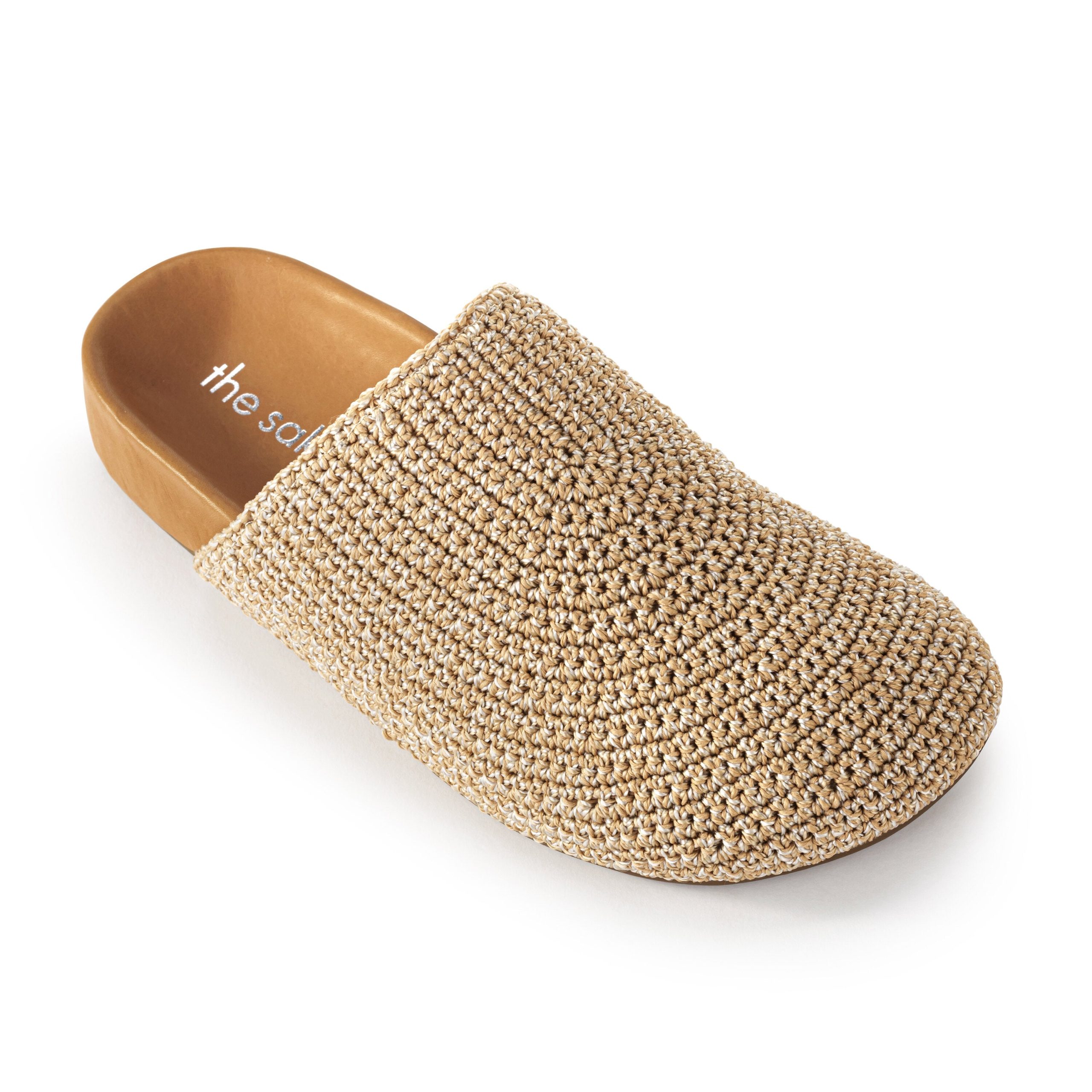 The Sak Bolinas Crochet Clogs Bag | Hand Crochet - Bamboo Static Size 6