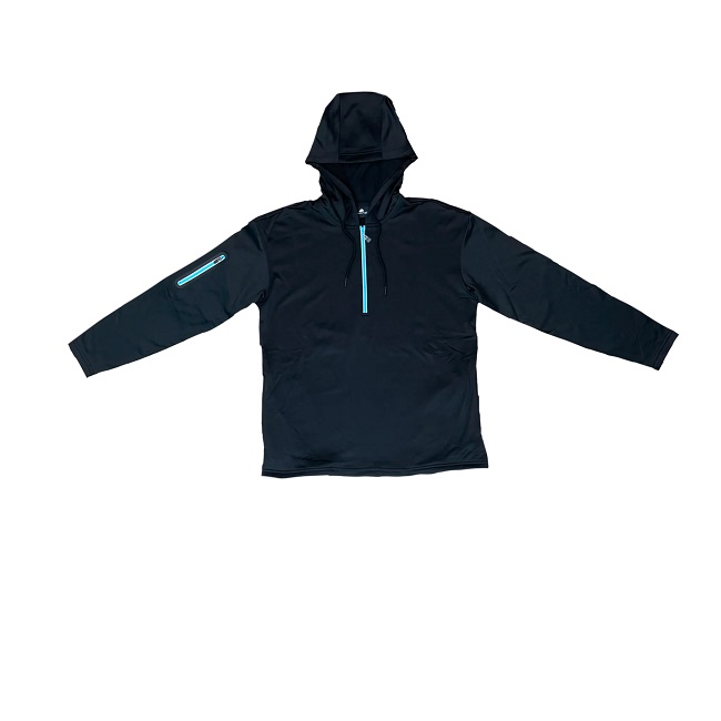 The Weather Company Golf Activewear Hoodie Black/Blue Large