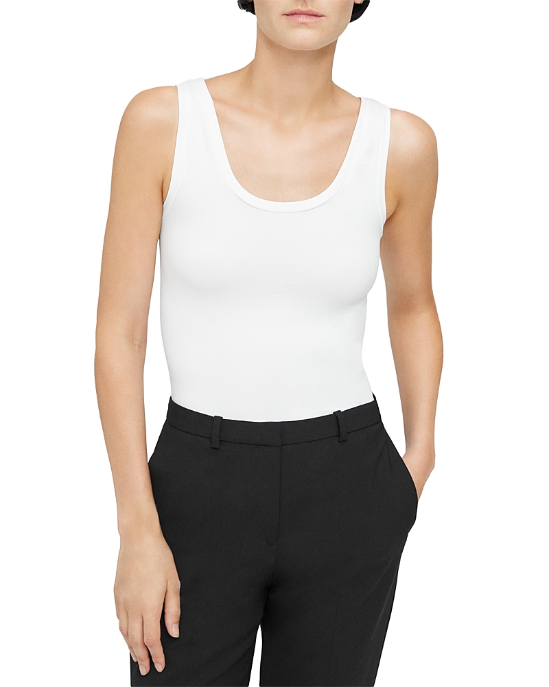 Theory Tubular Scoop Neck Tank Top