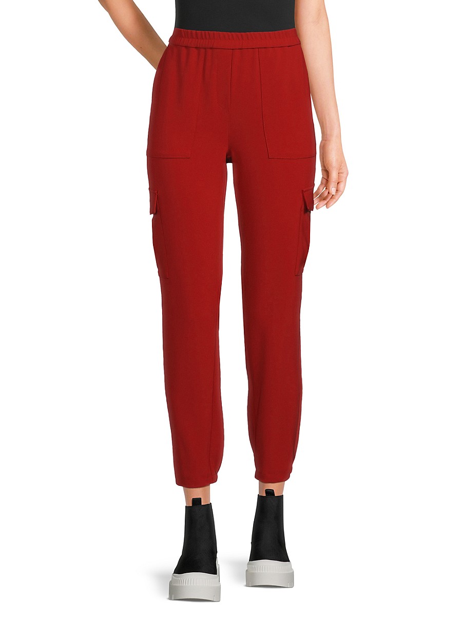 Theory Women's Northsound Solid Joggers - Red Oak - Size 0