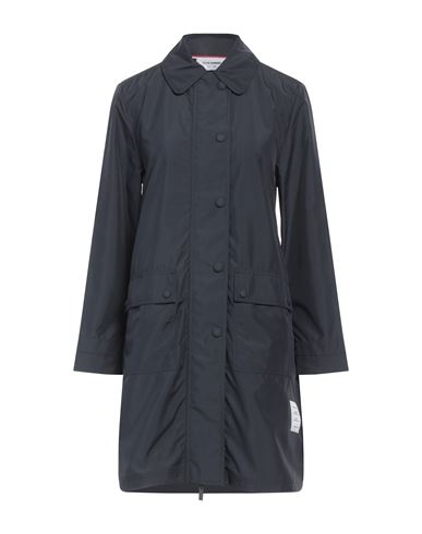 Thom Browne Woman Overcoat & Trench Coat Blue Size 0 Polyester