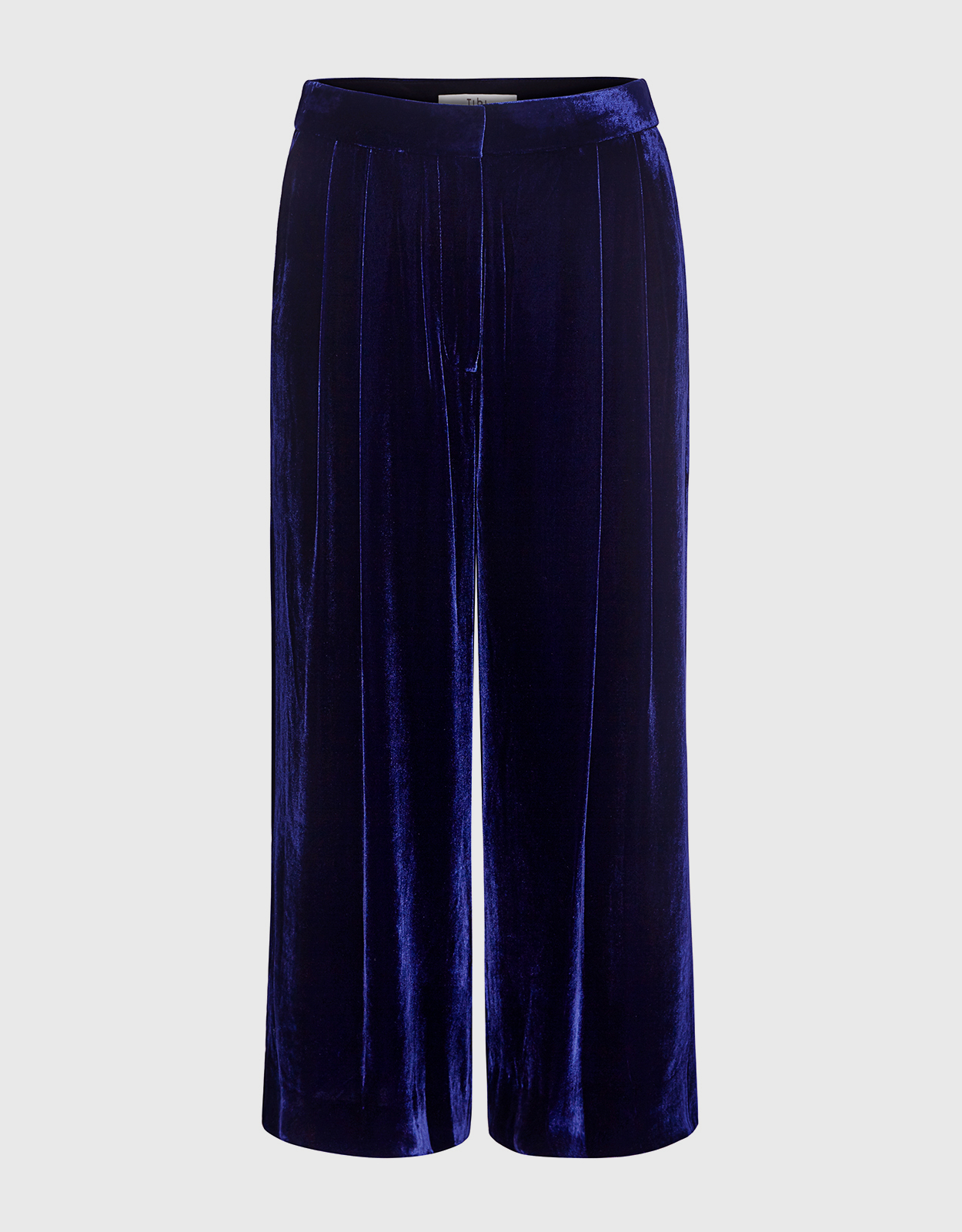 Tibi Silk Velvet Wide-leg Cropped Pants - 0