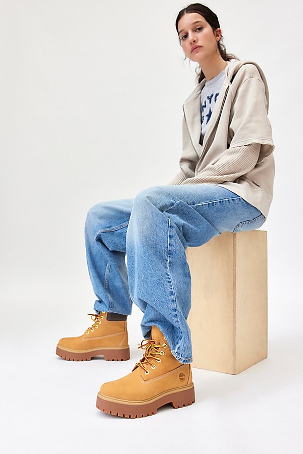 Timberland Stone Street 6-Inch Platform Waterproof Boot in Wheat, Women's at Urban Outfitters