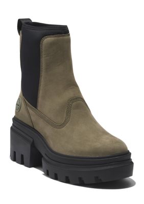 Timberland Women's Everleigh Chelsea Boots, Green, 6M