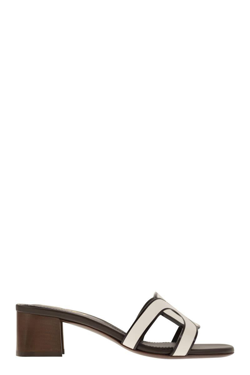 Tod'S Leather Heeled Sandal