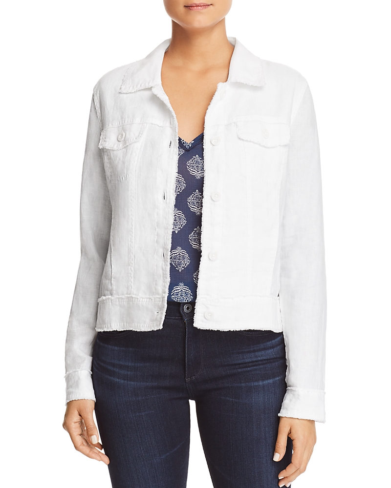 Tommy Bahama Two Palms Raw-Edge Linen Jacket