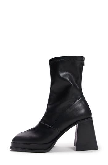 Topshop Maddie Sock Boot in Black at Nordstrom Rack, Size 11Us / 42Eu