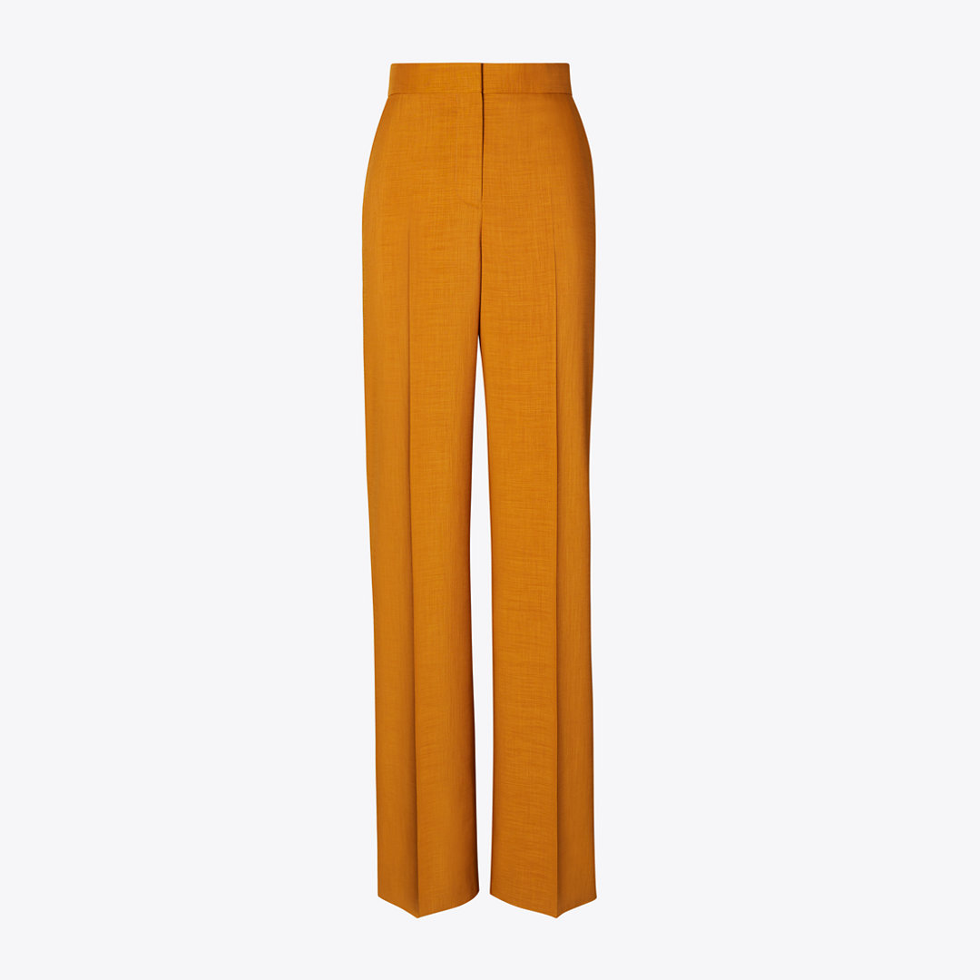 Tory Burch Tailored Drapey Mélange Pant