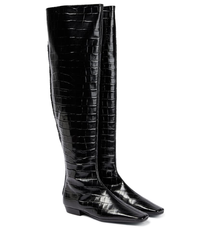 Toteme Leather over-the-knee boots