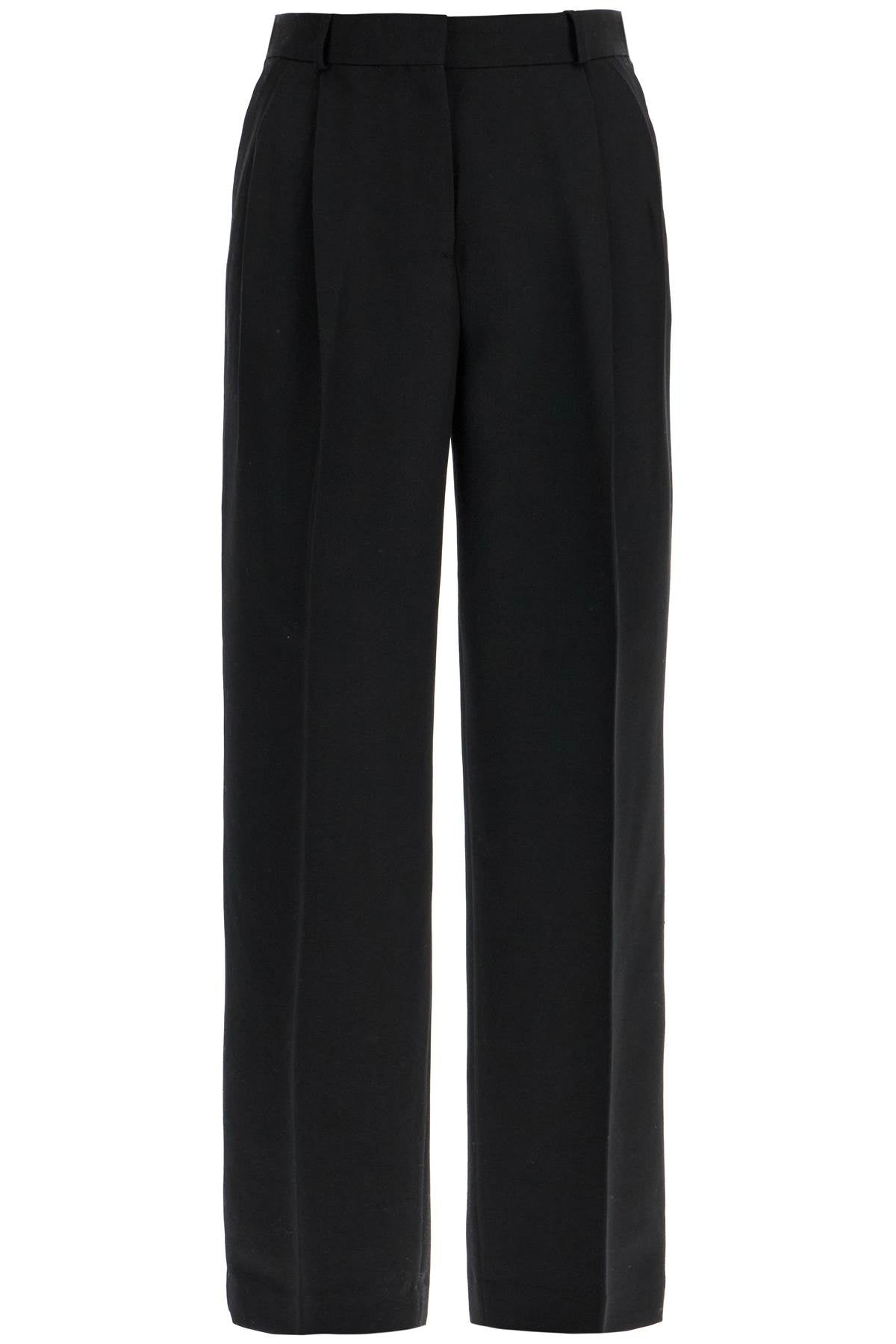 Toteme Women's Tailo High-Waisted Wide-Leg Pants Sustainable Materials