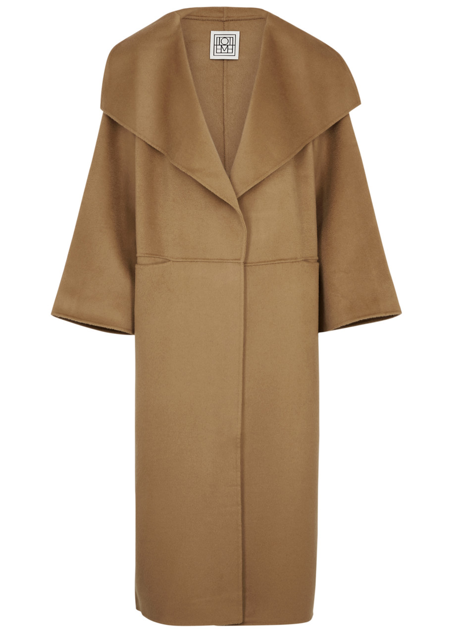 Toteme Wool and Cashmere-blend Coat - Camel - Xxs