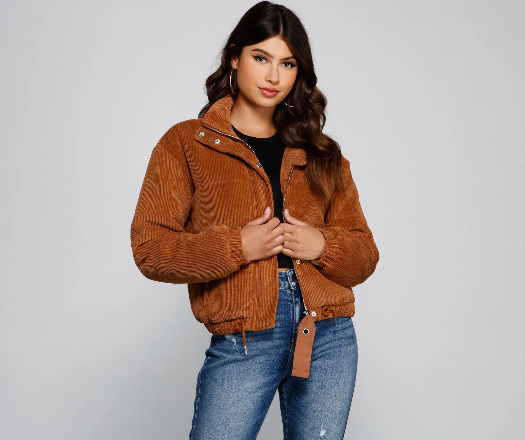 Trend Alert Corduroy Puffer Jacket