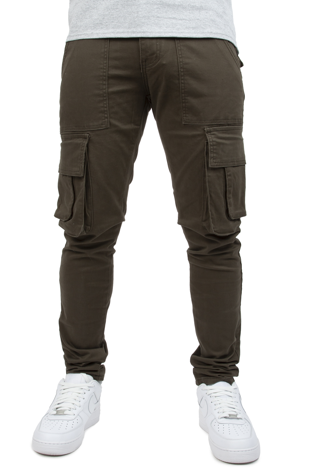 Treyton Cargo Utility Pants Dark Cargo Olive