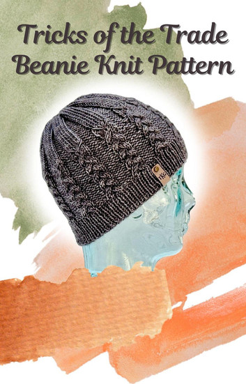 Tricks Of The Trade Beanie Knit Pattern: DK Knit Patterns