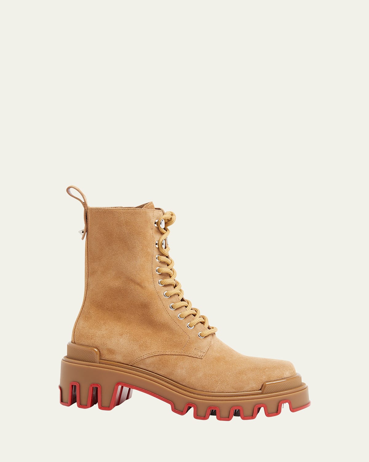 Trott Dune Lugged Suede Combat Boots