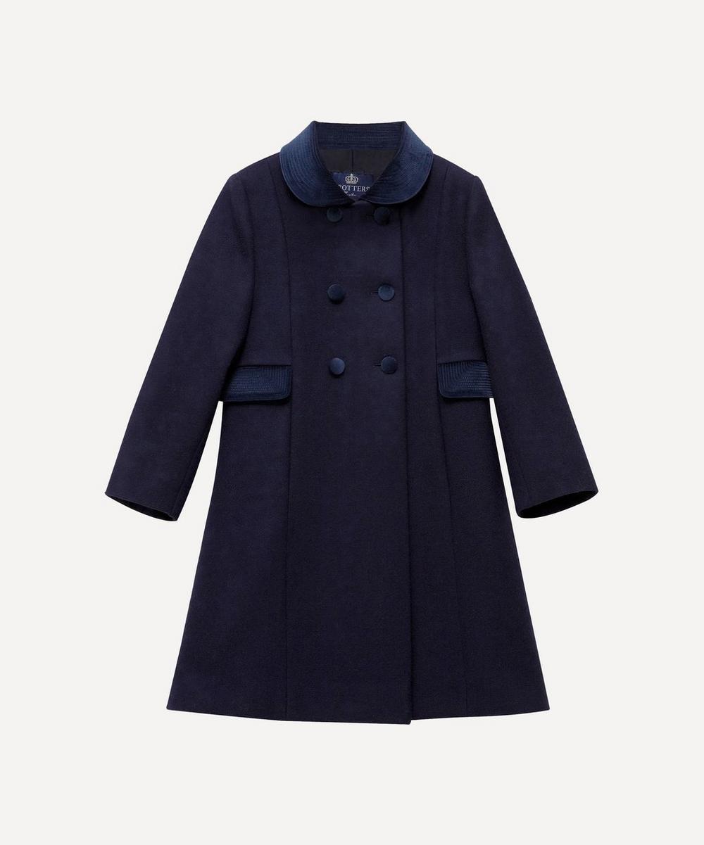 Trotters Classic Coat 6-11 Years Navy 6-7YR