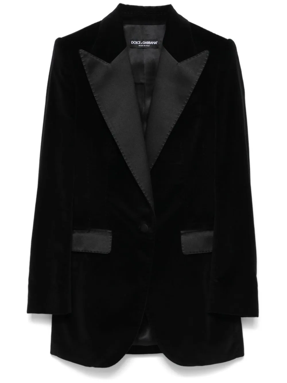 Turlington velvet blazer