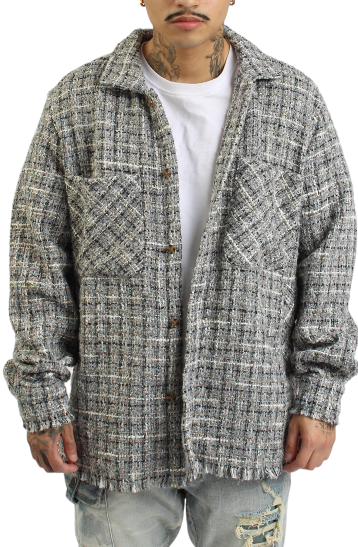 Tweed Shacket