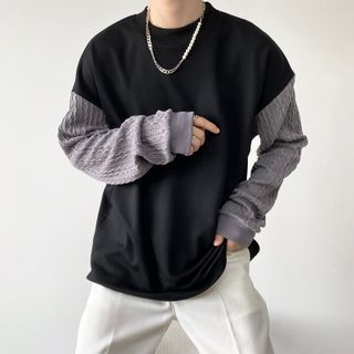 Two-Tone Sweatshirt