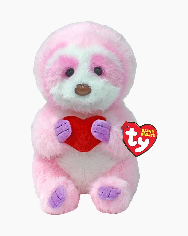 Ty, Inc. Tart the Sloth with Heart Beanie Bellies Plush