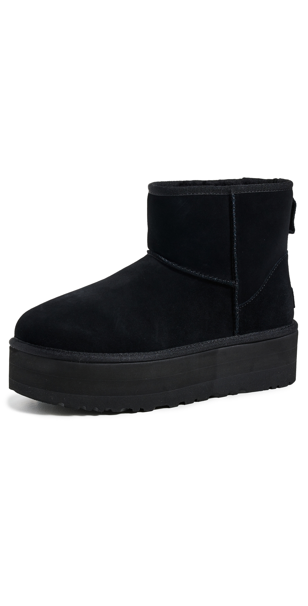 UGG Classic Mini Platform Boots Black 10