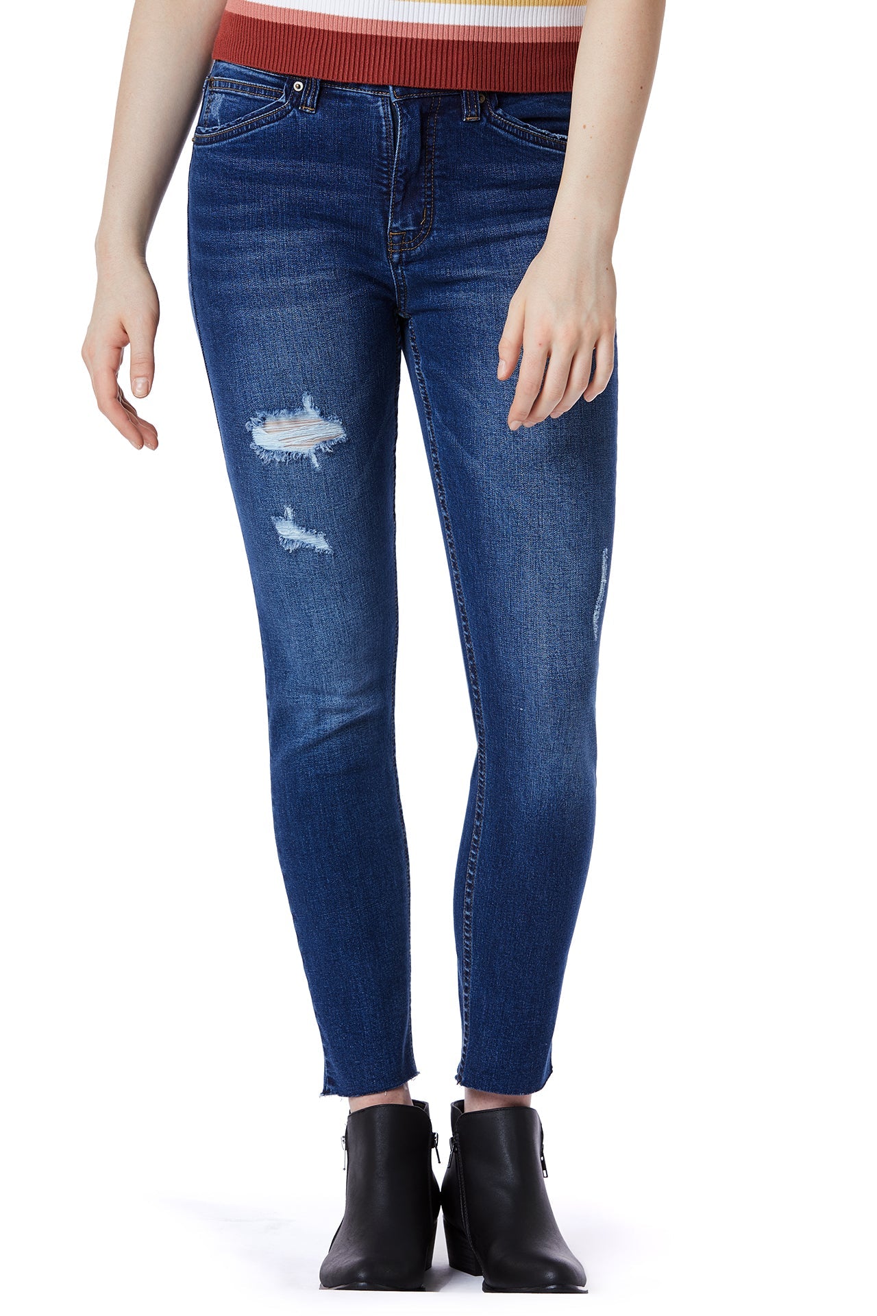 UNIONBAY Lake Blue Skinny Jeans for Women (Petite), Lost Lake Blue / 0P