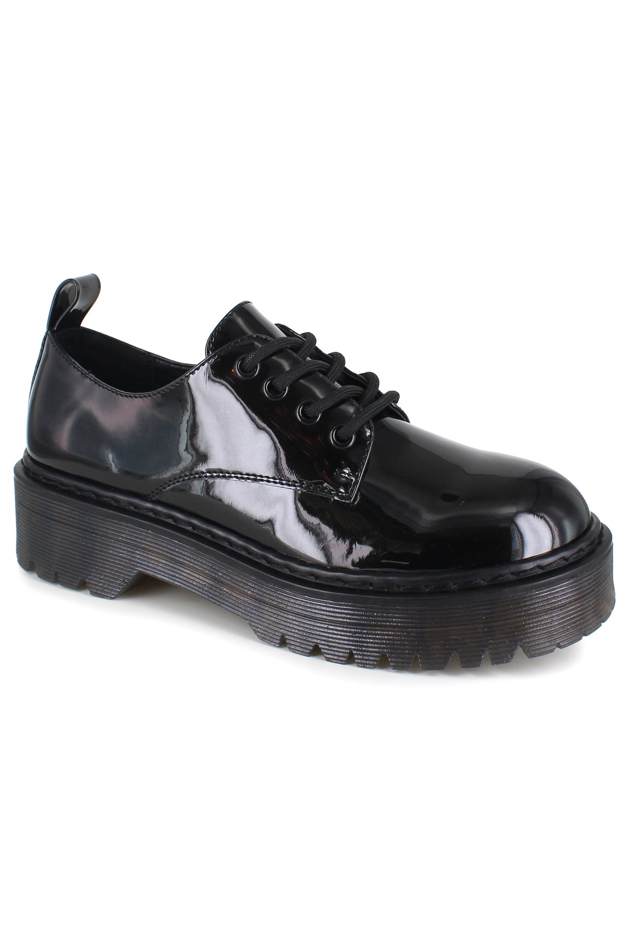 UNIONBAY | Mercy Chunky Penny Loafers for Women, Black Patent, Black Patent / 10