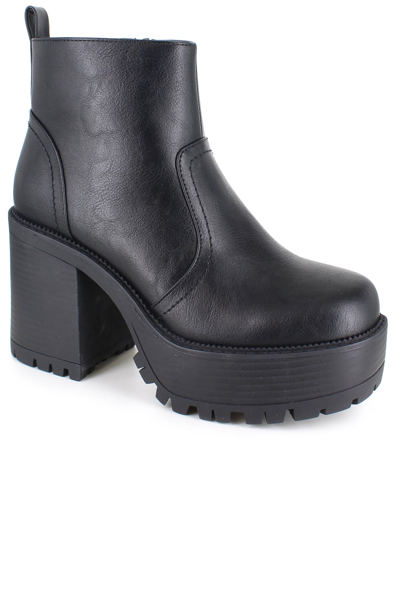 UNIONBAY | Paula Platform Heeled Boots for Women, Black, Black / 10