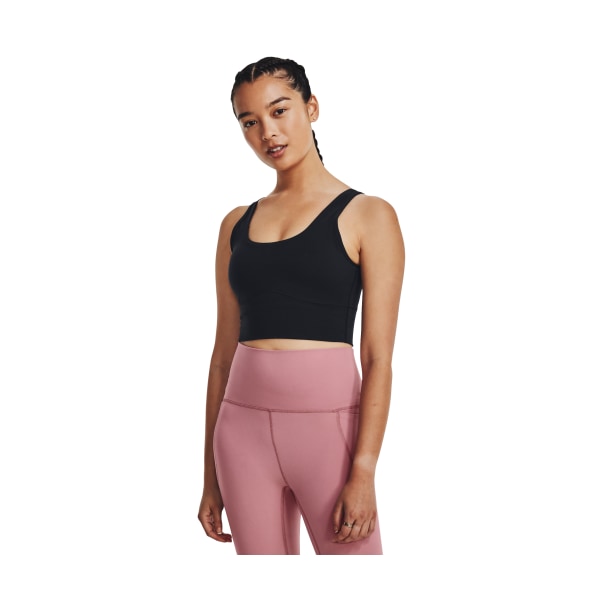 Under Armour Meridian Fitted Crop Tank Top for Ladies - Black - S