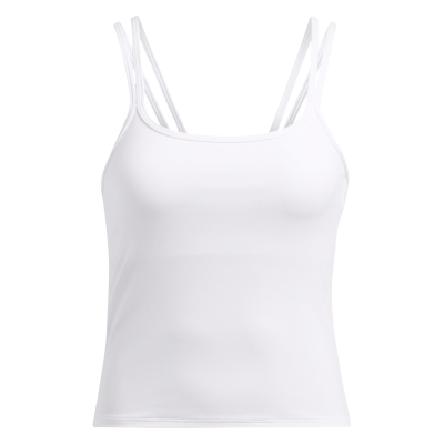 Under Armour Motion Strappy Tank Top for Ladies - White/Halo Gray - M