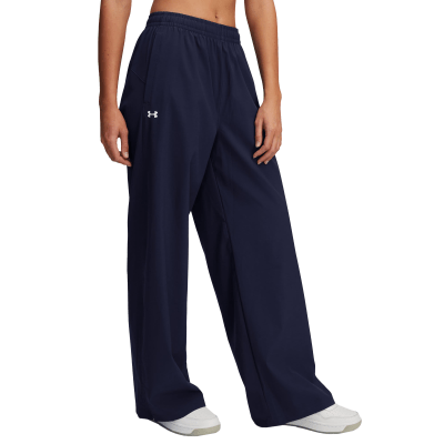 Under Armour Rival Wide-Leg Pants for Ladies - Midnight Navy/White - M