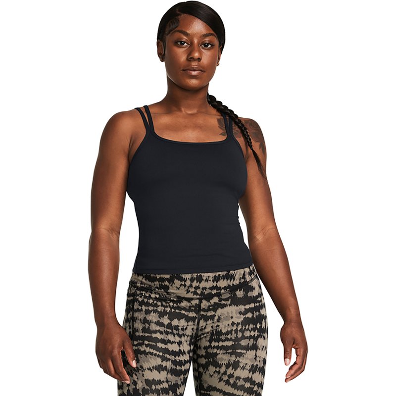 Under Armour Women's Motion Strappy Tank Black/White, Large - Women's Core/Basic Tops at Academy Sports